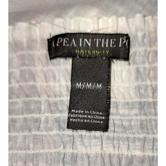 A Pea in the Pod Smocked Maternity Top - Size M - Picture 10 of 11